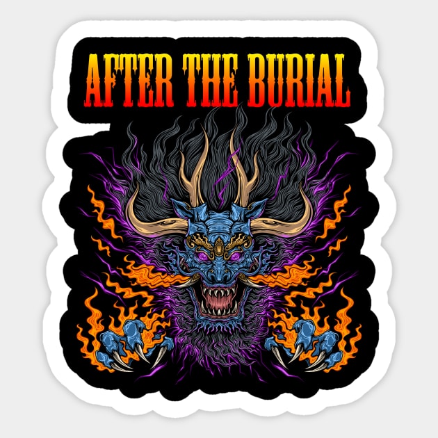 AFTER THE BURIAL MERCH VTG Sticker by alyssaartco